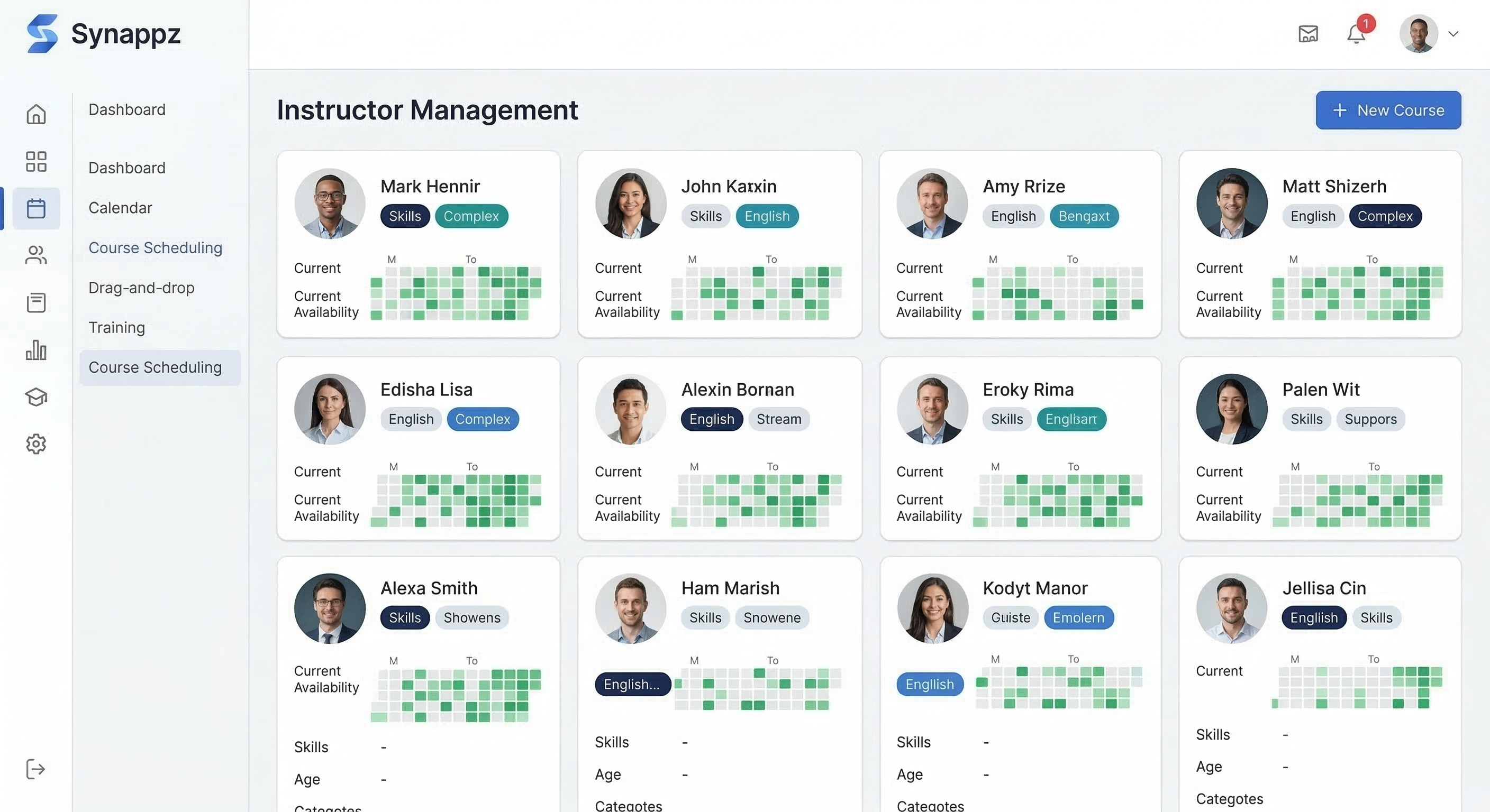 Instructor Management